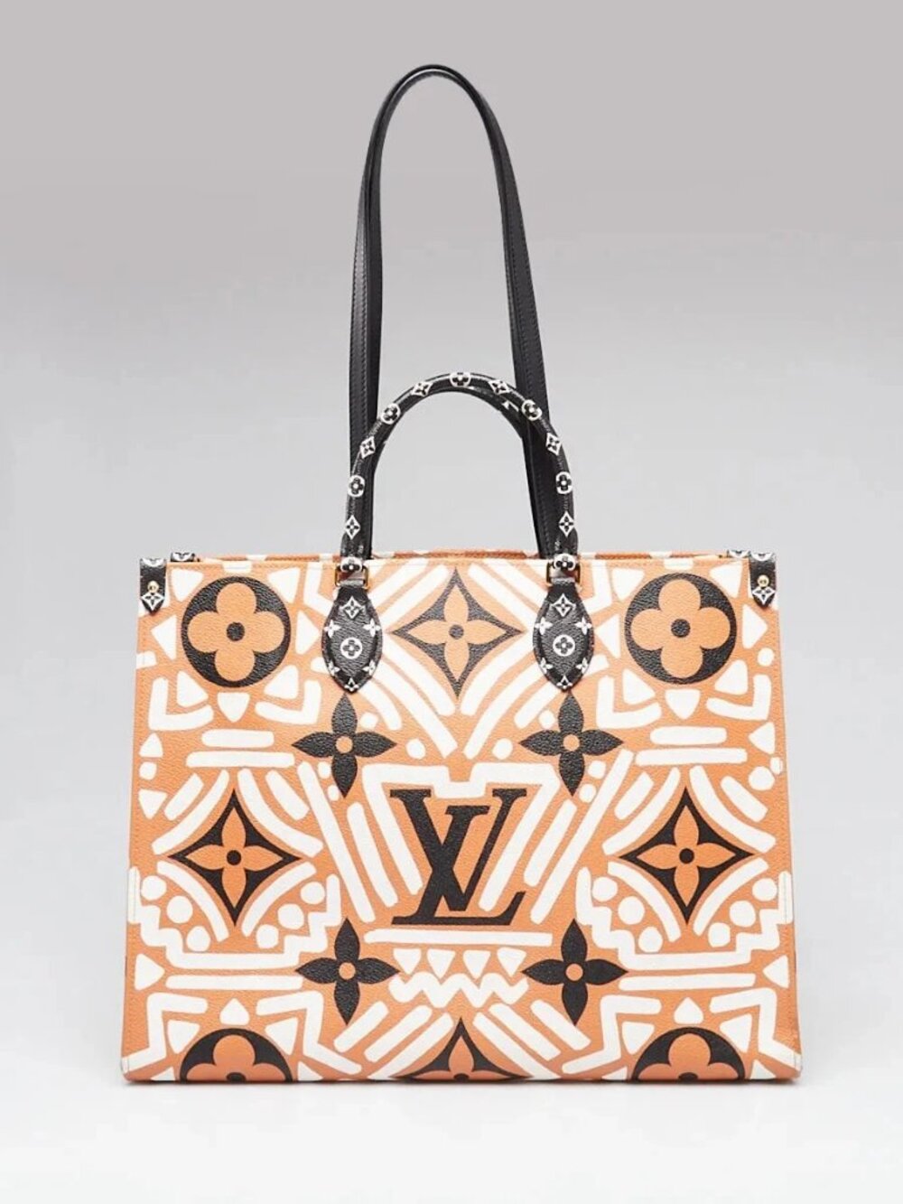Louis Vuitton Cream/Caramel Monogram Canvas Crafty Onthego GM Bag